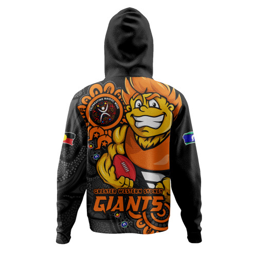 GWS GIANTS Hoodie Power Through Generations NAIDOC Edition GWS GIANTS Hoodie Power Through Generations NAIDOC Edition