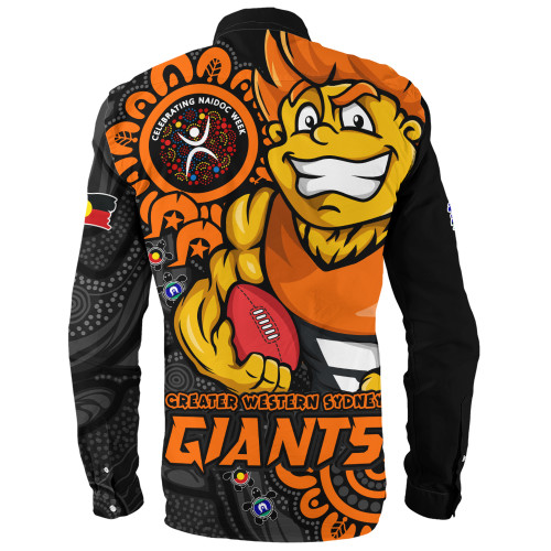 GWS GIANTS Long Sleeve Shirt Power Through Generations NAIDOC Edition