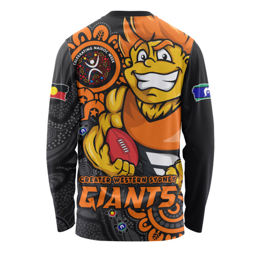 GWS GIANTS Long Sleeve T-shirt Power Through Generations NAIDOC Edition