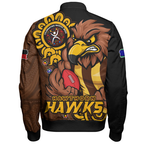 Hawthorn Bomber Jacket Power Through Generations NAIDOC Edition