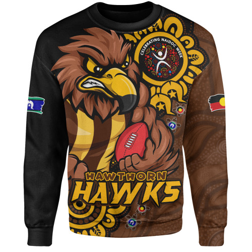 Hawthorn Sweatshirt Power Through Generations NAIDOC Edition