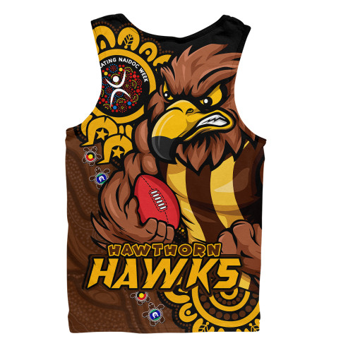 Hawthorn Men Singlet Power Through Generations NAIDOC Edition