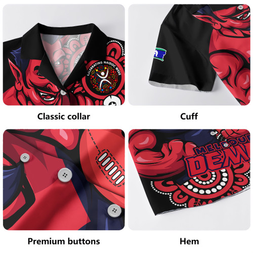 Melbourne Hawaiian Shirt Power Through Generations NAIDOC Edition