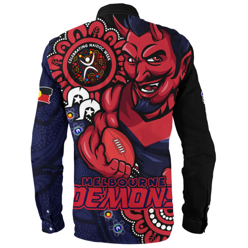 Melbourne Long Sleeve Shirt Power Through Generations NAIDOC Edition