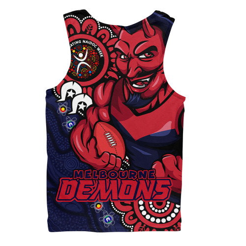 Melbourne Men Singlet Power Through Generations NAIDOC Edition