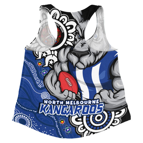 North Melbourne Women Racerback Singlet Power Through Generations NAIDOC Edition North Melbourne Women Racerback Singlet Power Through Generations NAIDOC Edition