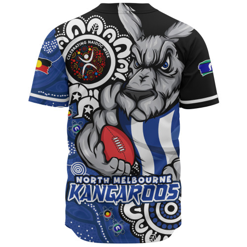 North Melbourne Baseball Shirt Power Through Generations NAIDOC Edition