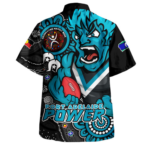 Port Adelaide Hawaiian Shirt Power Through Generations NAIDOC Edition Port Adelaide Hawaiian Shirt Power Through Generations NAIDOC Edition