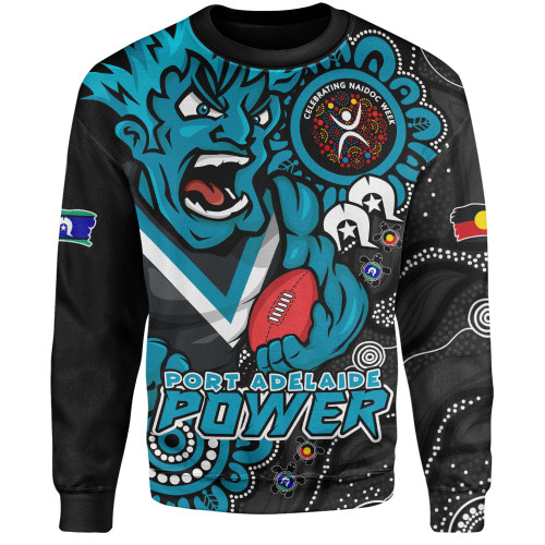 Port Adelaide Sweatshirt Power Through Generations NAIDOC Edition