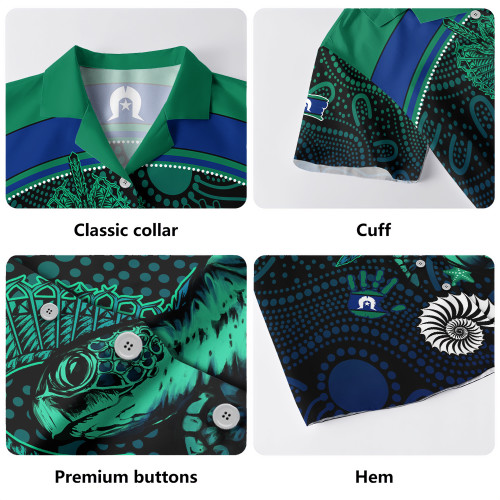 Indigenous Australian Aboriginal Hawaiian Shirt Turtle Of The Dreaming NAIDOC Edition