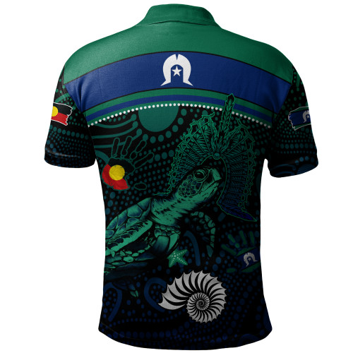 Indigenous Australian Aboriginal Polo Shirt Turtle Of The Dreaming NAIDOC Edition Indigenous Australian Aboriginal Polo Shirt Turtle Of The Dreaming NAIDOC Edition