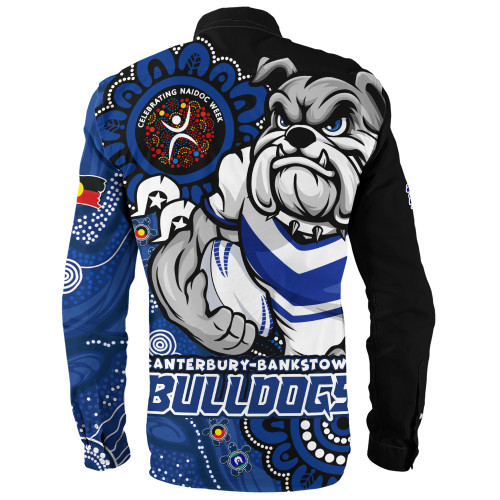 Canterbury-Bankstown Bulldogs Long Sleeve Shirt Power Through Generations NAIDOC Edition Canterbury-Bankstown Bulldogs Long Sleeve Shirt Power Through Generations NAIDOC Edition