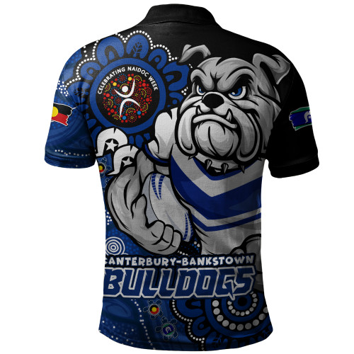 Canterbury-Bankstown Bulldogs Polo Shirt Power Through Generations NAIDOC Edition Canterbury-Bankstown Bulldogs Polo Shirt Power Through Generations NAIDOC Edition
