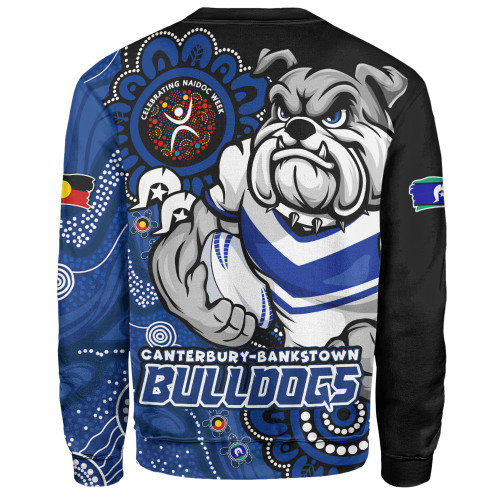 Canterbury-Bankstown Bulldogs Sweatshirt Power Through Generations NAIDOC Edition Canterbury-Bankstown Bulldogs Sweatshirt Power Through Generations NAIDOC Edition