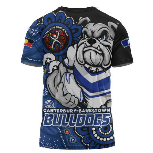 Canterbury-Bankstown Bulldogs T-Shirt Power Through Generations NAIDOC Edition Canterbury-Bankstown Bulldogs T-Shirt Power Through Generations NAIDOC Edition