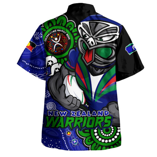 New Zealand Warriors Hawaiian Shirt Power Through Generations NAIDOC Edition New Zealand Warriors Hawaiian Shirt Power Through Generations NAIDOC Edition