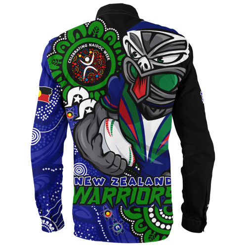 New Zealand Warriors Long Sleeve Shirt Power Through Generations NAIDOC Edition New Zealand Warriors Long Sleeve Shirt Power Through Generations NAIDOC Edition