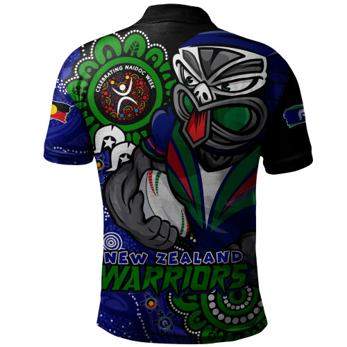 New Zealand Warriors Polo Shirt Power Through Generations NAIDOC Edition New Zealand Warriors Polo Shirt Power Through Generations NAIDOC Edition