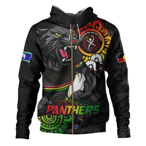 Penrith Panthers Hoodie Power Through Generations NAIDOC Edition Penrith Panthers Hoodie Power Through Generations NAIDOC Edition