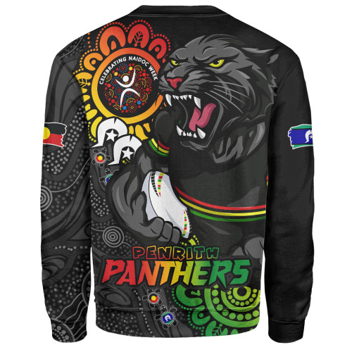 Penrith Panthers Sweatshirt Power Through Generations NAIDOC Edition Penrith Panthers Sweatshirt Power Through Generations NAIDOC Edition
