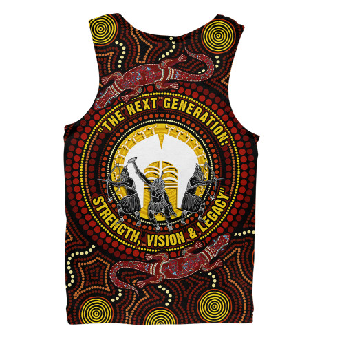 Indigenous Australian Aboriginal Men Singlet Naidoc Week Vision Of The Torres Warriors