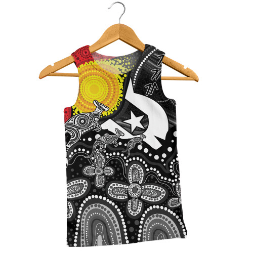 Indigenous Australian Aboriginal Men Singlet Journey Of Generations NAIDOC Edition