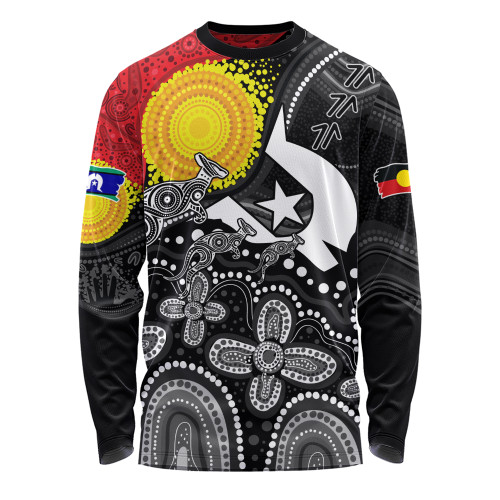 Indigenous Australian Aboriginal Long Sleeve T-shirt Journey Of Generations NAIDOC Edition