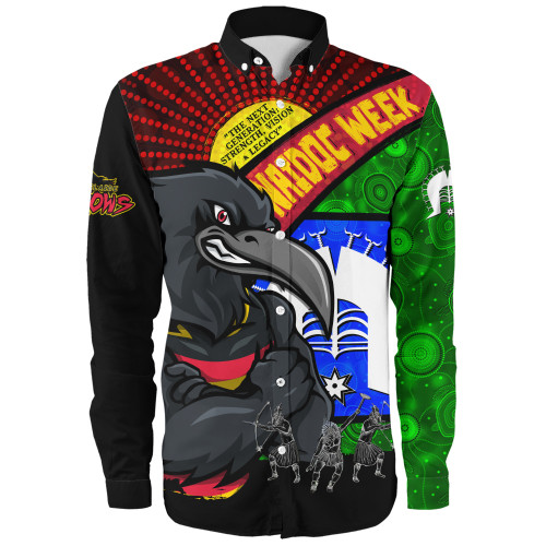 Adelaide Crows Long Sleeve Shirt NAIDOC Week Pride Edition