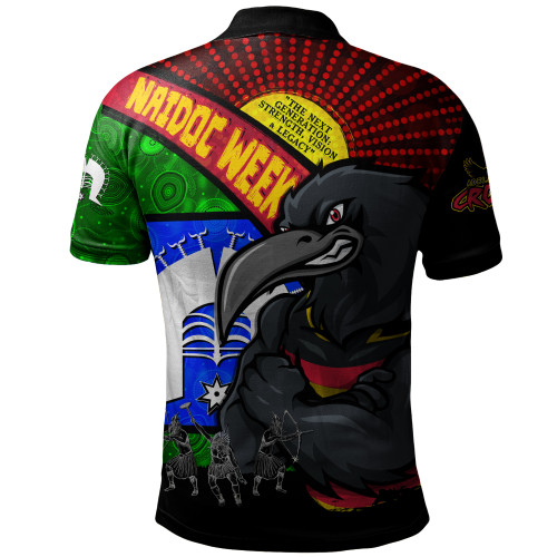 Adelaide Crows Polo Shirt NAIDOC Week Pride Edition