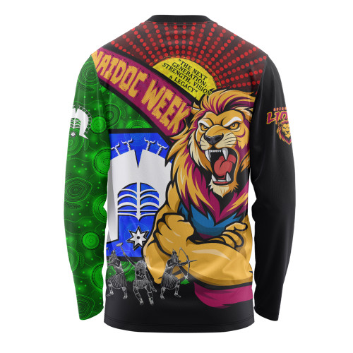 Brisbane Lions Long Sleeve T-shirt NAIDOC Week Pride Edition