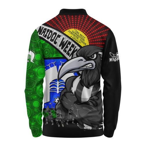Collingwood Long Sleeve Polo Shirt NAIDOC Week Pride Edition