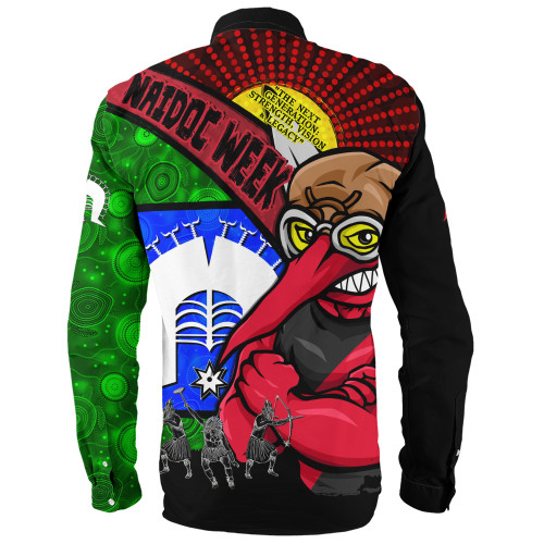 Essendon Long Sleeve Shirt NAIDOC Week Pride Edition Essendon Long Sleeve Shirt NAIDOC Week Pride Edition