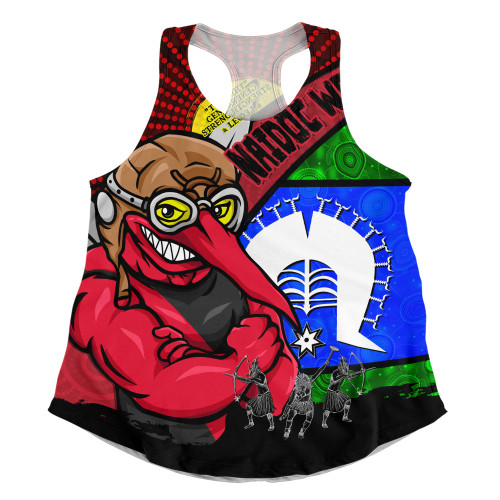 Essendon Women Racerback Singlet NAIDOC Week Pride Edition