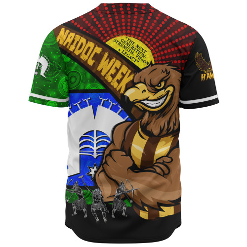 Hawthorn Baseball Shirt NAIDOC Week Pride Edition