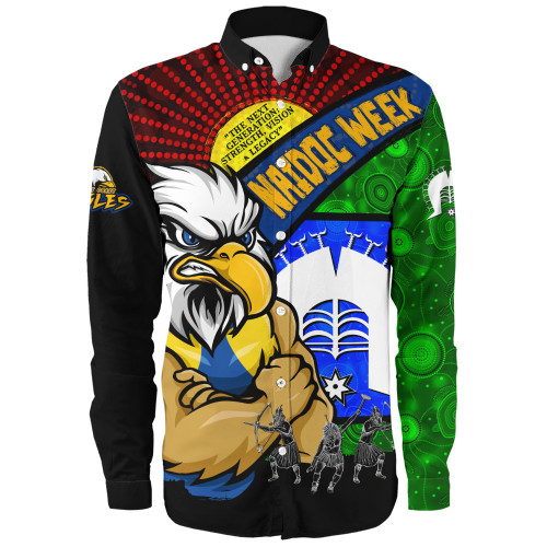 West Coast Eagles Long Sleeve Shirt NAIDOC Week Pride Edition