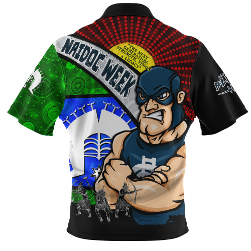 Carlton Zip Polo Shirt NAIDOC Week Pride Edition Carlton Zip Polo Shirt NAIDOC Week Pride Edition