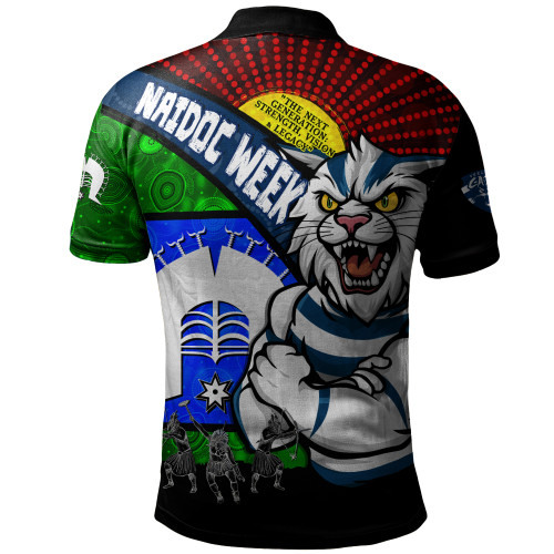 Geelong Cats Polo Shirt NAIDOC Week Pride Edition Geelong Cats Polo Shirt NAIDOC Week Pride Edition