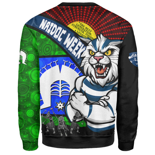 Geelong Cats Sweatshirt NAIDOC Week Pride Edition