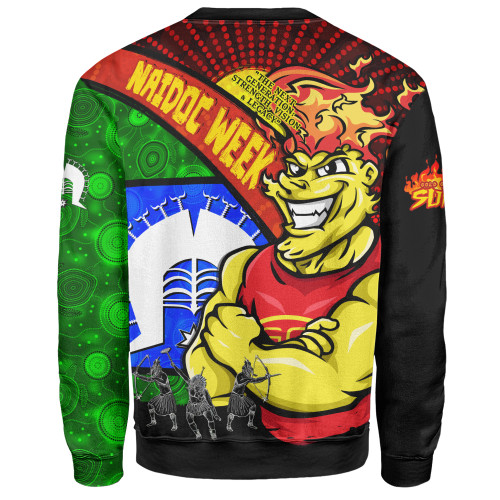 Gold Coast SUNS Sweatshirt NAIDOC Week Pride Edition