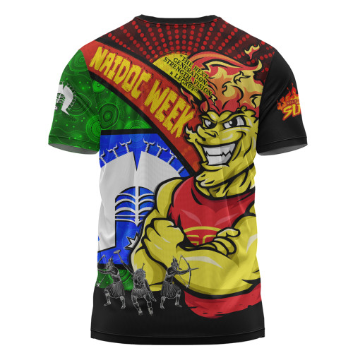 Gold Coast SUNS T-Shirt NAIDOC Week Pride Edition