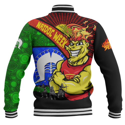 Gold Coast SUNS Baseball Jacket NAIDOC Week Pride Edition