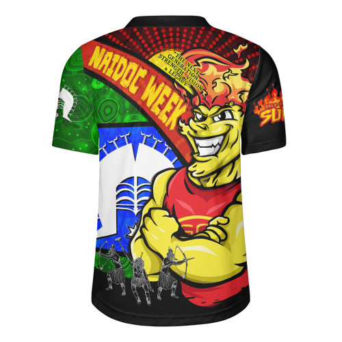 Gold Coast SUNS Rugby Jersey NAIDOC Week Pride Edition Gold Coast SUNS Rugby Jersey NAIDOC Week Pride Edition