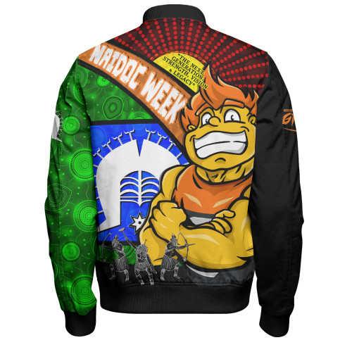 GWS GIANTS Bomber Jacket NAIDOC Week Pride Edition GWS GIANTS Bomber Jacket NAIDOC Week Pride Edition