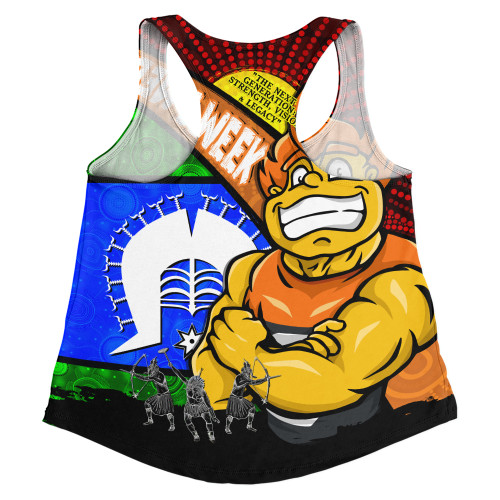 GWS GIANTS Women Racerback Singlet NAIDOC Week Pride Edition GWS GIANTS Women Racerback Singlet NAIDOC Week Pride Edition
