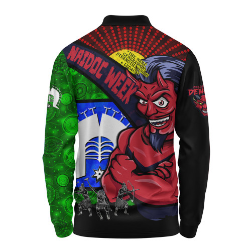 Melbourne Long Sleeve Polo Shirt NAIDOC Week Pride Edition