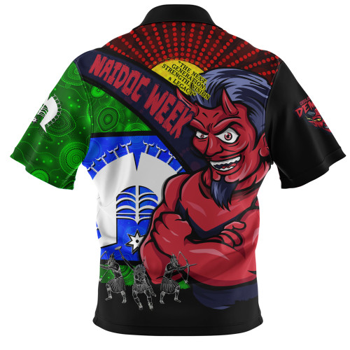 Melbourne Zip Polo Shirt NAIDOC Week Pride Edition