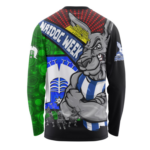 North Melbourne Long Sleeve T-shirt NAIDOC Week Pride Edition North Melbourne Long Sleeve T-shirt NAIDOC Week Pride Edition