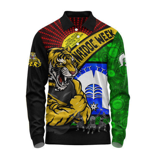 Richmond Long Sleeve Polo Shirt NAIDOC Week Pride Edition