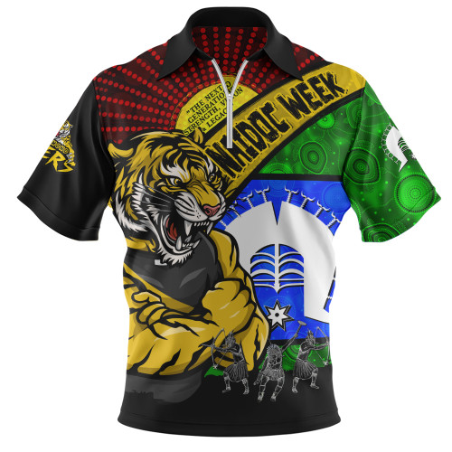 Richmond Zip Polo Shirt NAIDOC Week Pride Edition