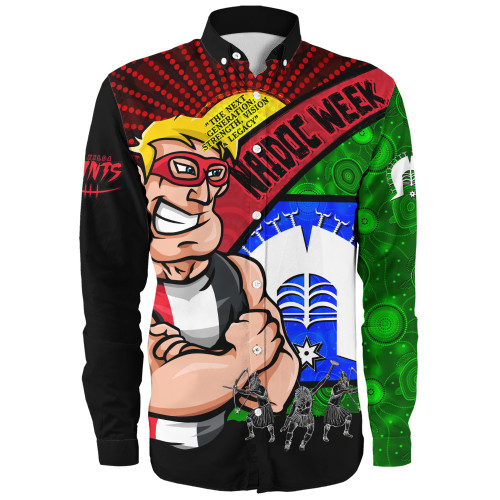 St Kilda Long Sleeve Shirt NAIDOC Week Pride Edition